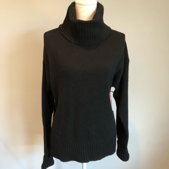 Anthropologie Blair Turtleneck Sweater, Black - Picture 2 of 7